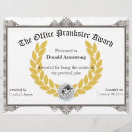 Prêmio Funny para Funcionários - Piada Prática