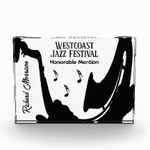 Prêmios de Design Surreal Saxofone Jazz