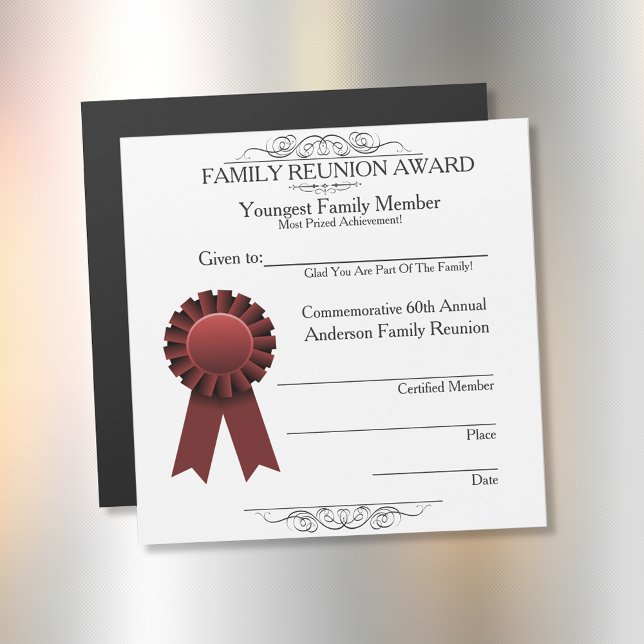 Prêmios de Reunião da Família Elegante do Membro M (Criador carregado)