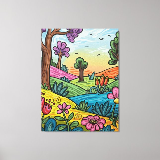 Premium Wrapped Canvas 30" x 40" (Frente)