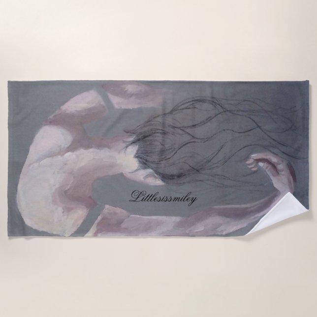 Prendendo a toalha de praia ao contrário (Frente)