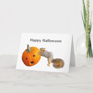 Prendendo Cartão de Halloween Jack-o-Lanterna