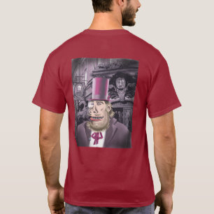 Prendendo com a camiseta de maroon das mulheres Hy