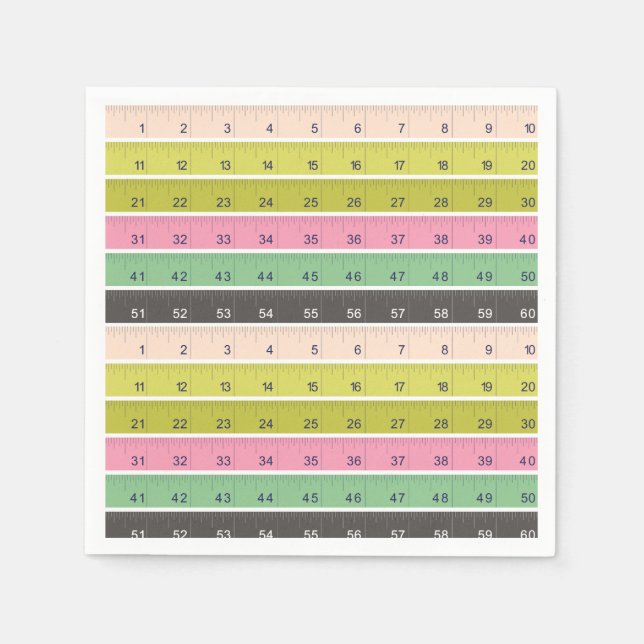 Preparações para a medição de papel guardanapos (Frente)