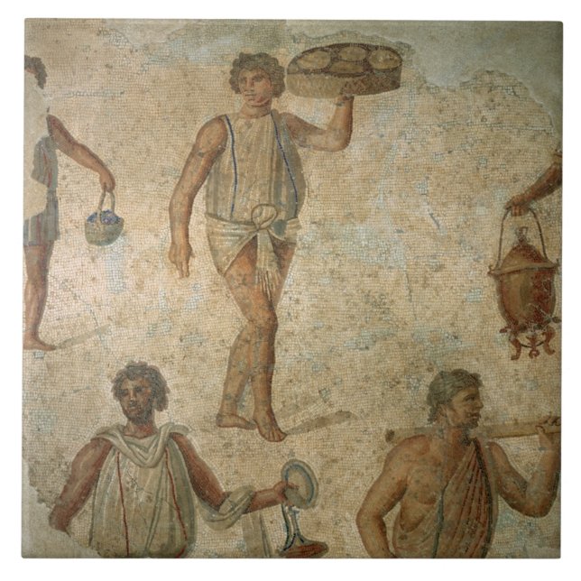 Preparações para um banquete, fragmento do (Frente)