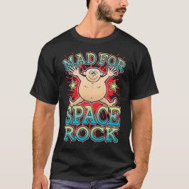 Preparado Para Camiseta Espacial Rock