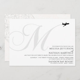 Preparado para decolar M Convite Inicial de Casame