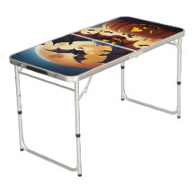 Prepare Diversão com Mesas de Beer Pong de Hallowe