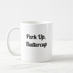 Prepare o botão - Uma caneca de café