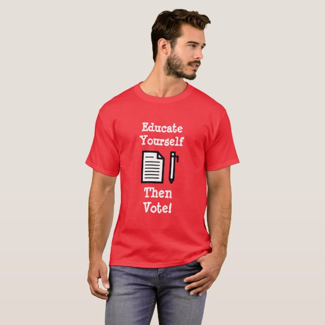 Prepare-Se E Depois Vota Camisa (Frente Completa)