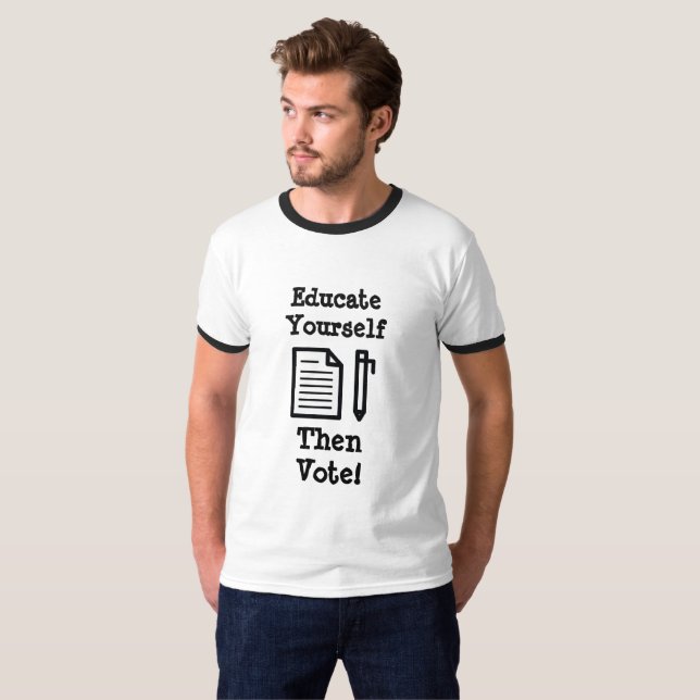 Prepare-Se E Depois Vota Camisa (Frente Completa)