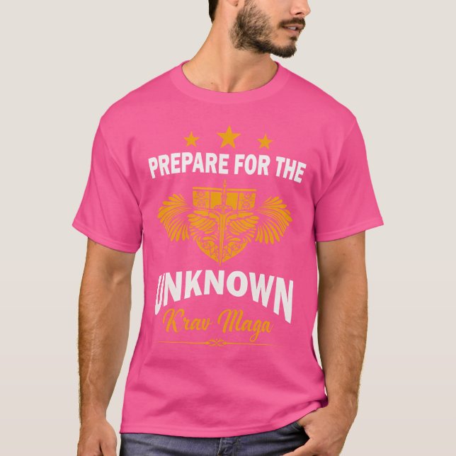 Prepare-Se Para A Camisa Krav Maga Desconhecida (Frente)