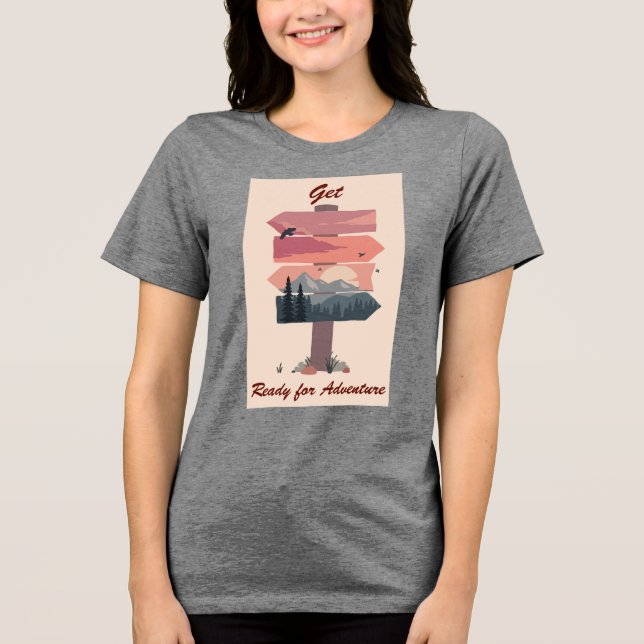 Prepare-se para a Camisa Tripla Adventure (Frente)