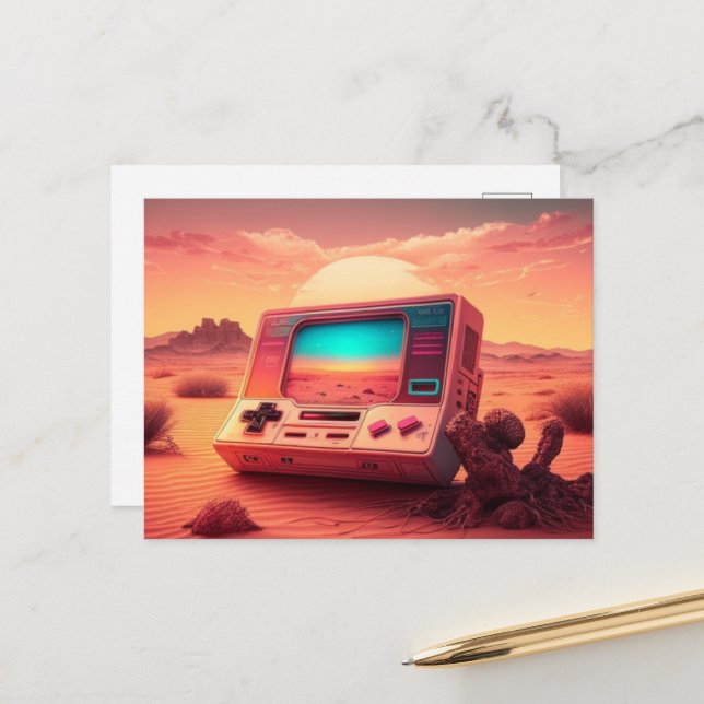 Prepare-se para se divertir com um cartão postal d (Frente/Verso In Situ)