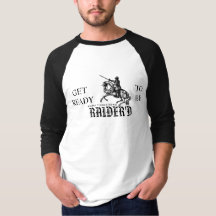 Prepare-se para ser a camisa Raglan de Raider