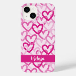 Preppy Hearts Pink