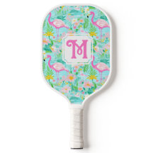 Preppy Summer Flamingo | Monograma Pickleball