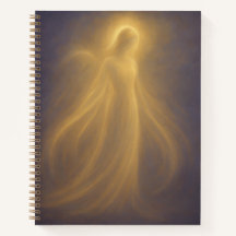 Presença Radiante Anjo da Luz Dourada Inspiração