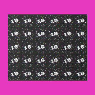 Presente 18.º Aniversário Papel de embrulhamento de present