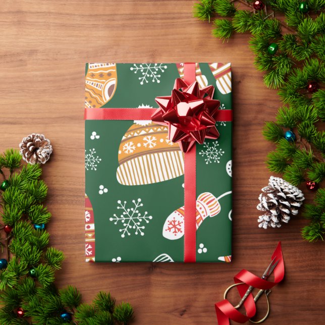 Presente #23 Papel De Embalagem Náutica Em Haven "Grande Ta (Presente de Natal)