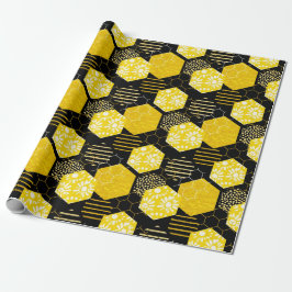 Presente Abelhas de Mel! Papel de empacotamento