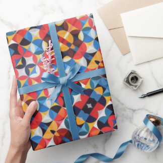 Presente Abstrato Bauhaus - Papel de Fixação de Arte