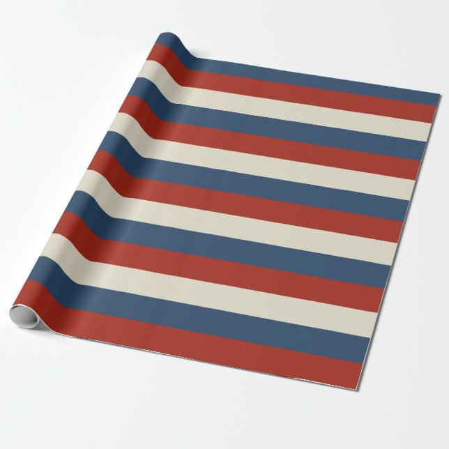Presente Americanas - Papel de enrolamento Patriótico (Desenrolado)