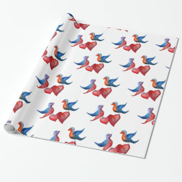 Presente Amor, pássaros do amor, papel de envolvimento dos