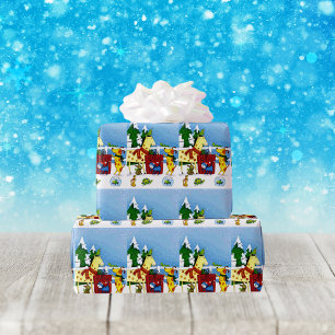 Presente Animais de estimação adoram papel de moldagem de