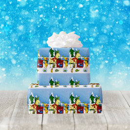 Presente Animais de estimação adoram papel de moldagem de N