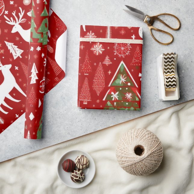 Presente Animais de Natal Papel de Moldagem Santa Claus (Artesanato)