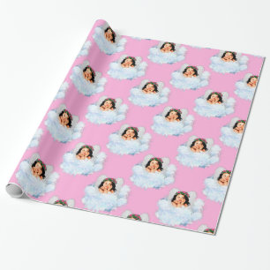 Presente Anjo nas nuvens: PAPEL DE ENVOLVIMENTO DE 6 Lt-GIF