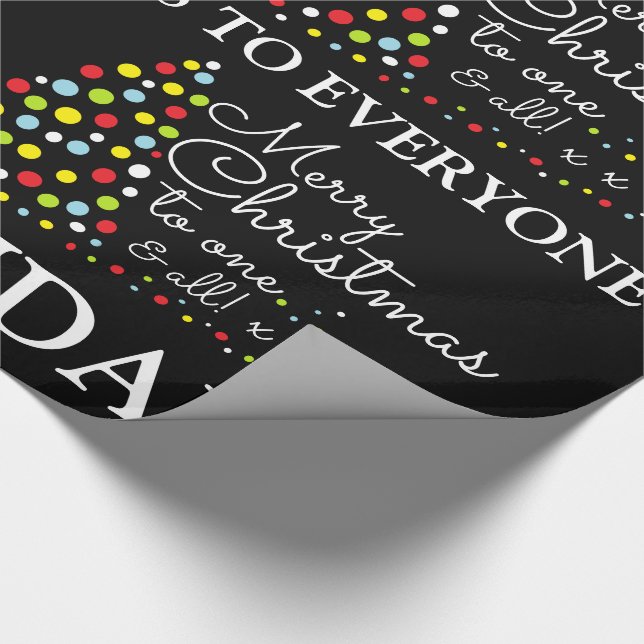 Presente Árvore de Natal moderna, Papel de Molho de Natal (Ponta)