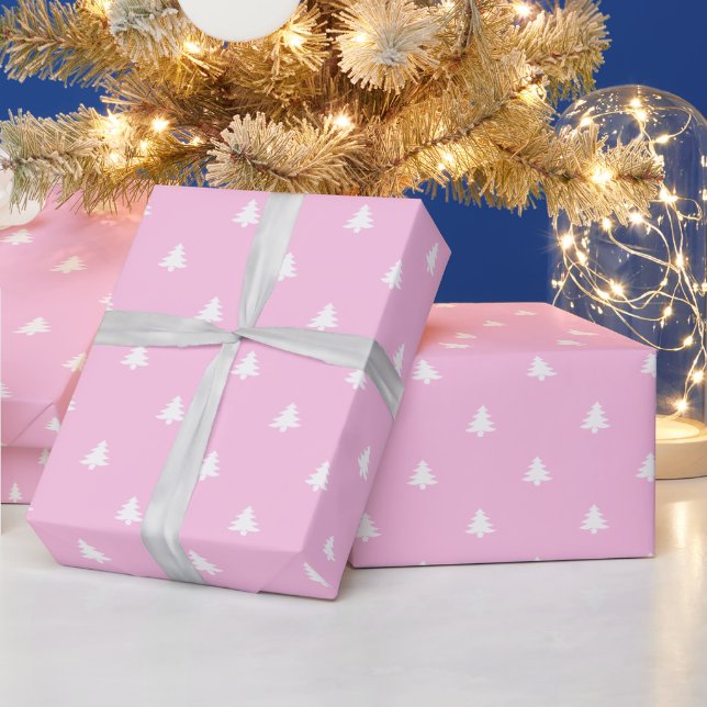 Presente Árvores de Natal em Papel de Moldagem de Padrões R (Feriados)