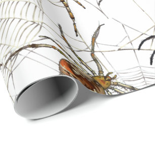 Presente As aranhas pescam o papel de envolvimento Matte,