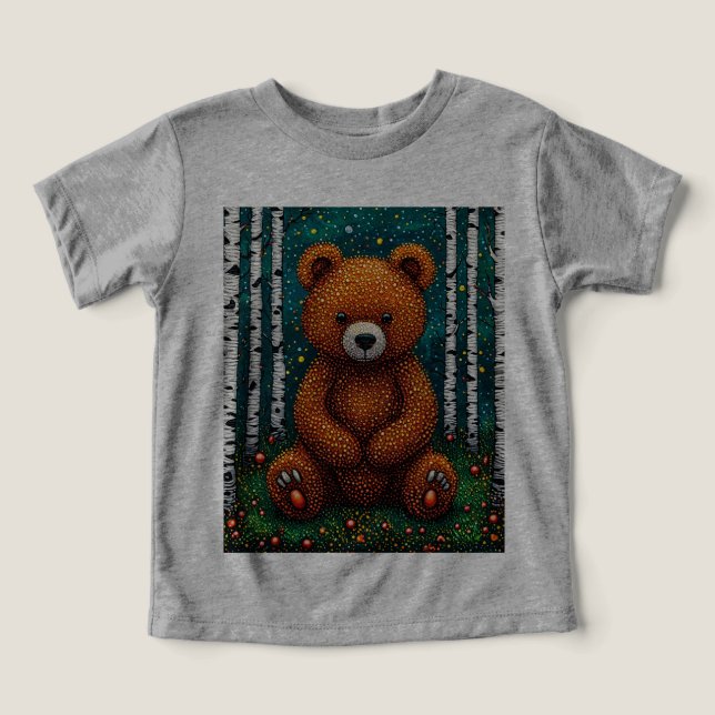🧸 Presente Aventura Floresta Urso Fofo 🌲 (Design frontal)