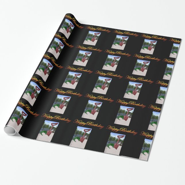 Presente Beach Sand toca papel de enrolamento de balde pres (Desenrolado)