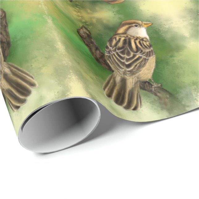 Presente Belo papel de moldagem por minhoca (Ponta do rolo)