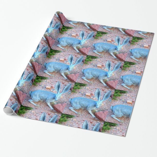 Presente Boa sorte, papel de coelho (Desenrolado)