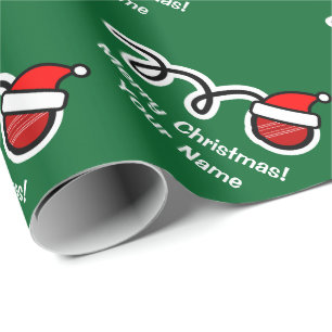 Presente Bola de grilo do chapéu do papai noel do papel de