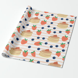 Presente Bolos de Corte e Papel de Enrolamento de Berries