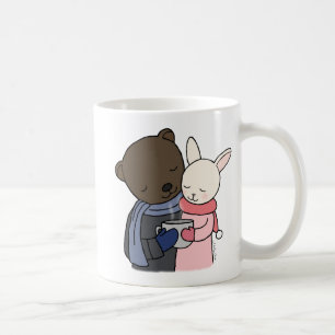 Presente bonito da caneca do urso & do casal