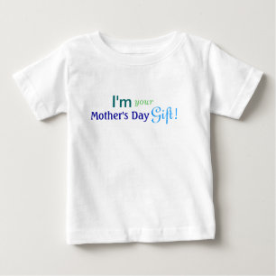 Presente bonito do dia das mães - camisa azul