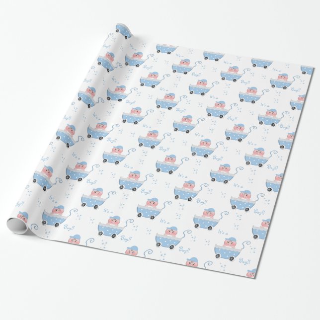 Presente Bonito é um papel de envolvimento do chá de (Desenrolado)