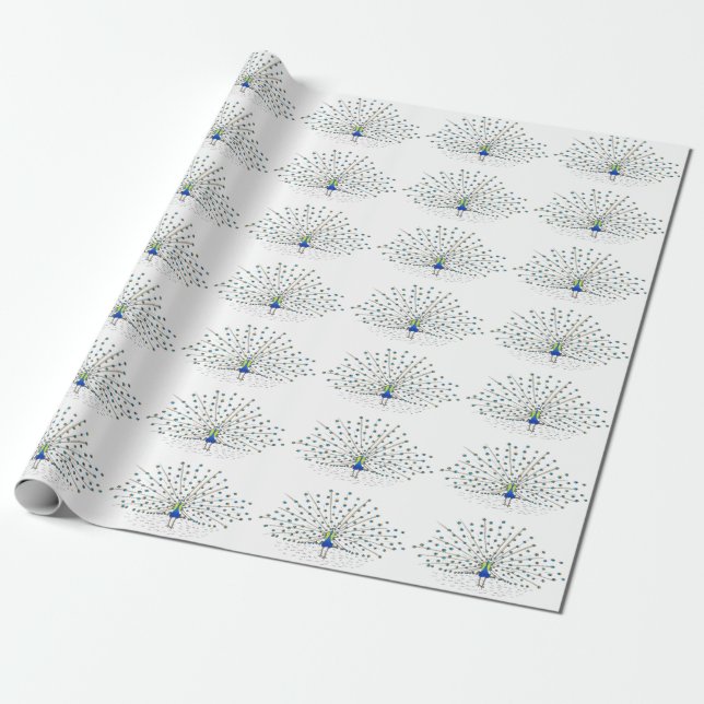 Presente Bonito Papel de Moldagem Personalizada de Pintura  (Desenrolado)