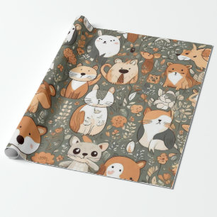 Presente Bons animais dão ideias Papel de enrolar