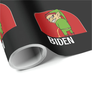 PRESENTE BOY ELF PEER NO PAPEL DE ENVOLVIMENTO DE NATAL IDE