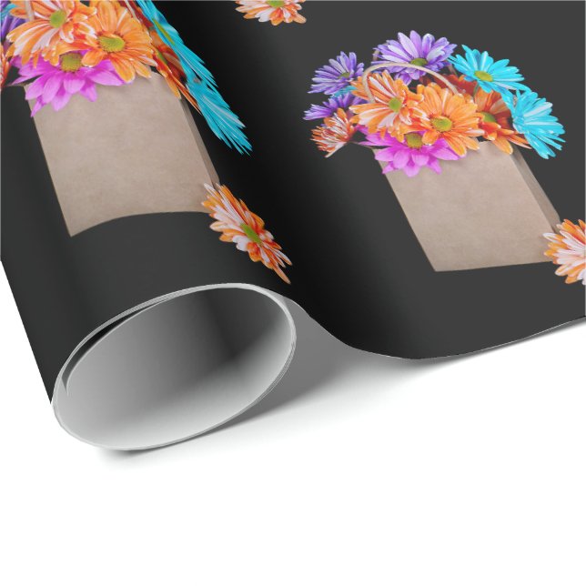 Presente Buquê De Margarida Em Papel (Ponta do rolo)