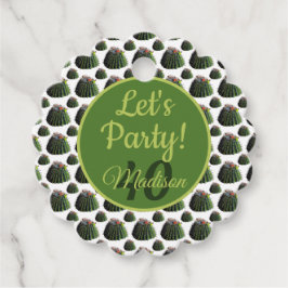 Presente Cactus / Etiqueta Favorecida