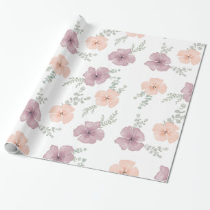 Presente campo primavera, flores macio Papel de enrolamento